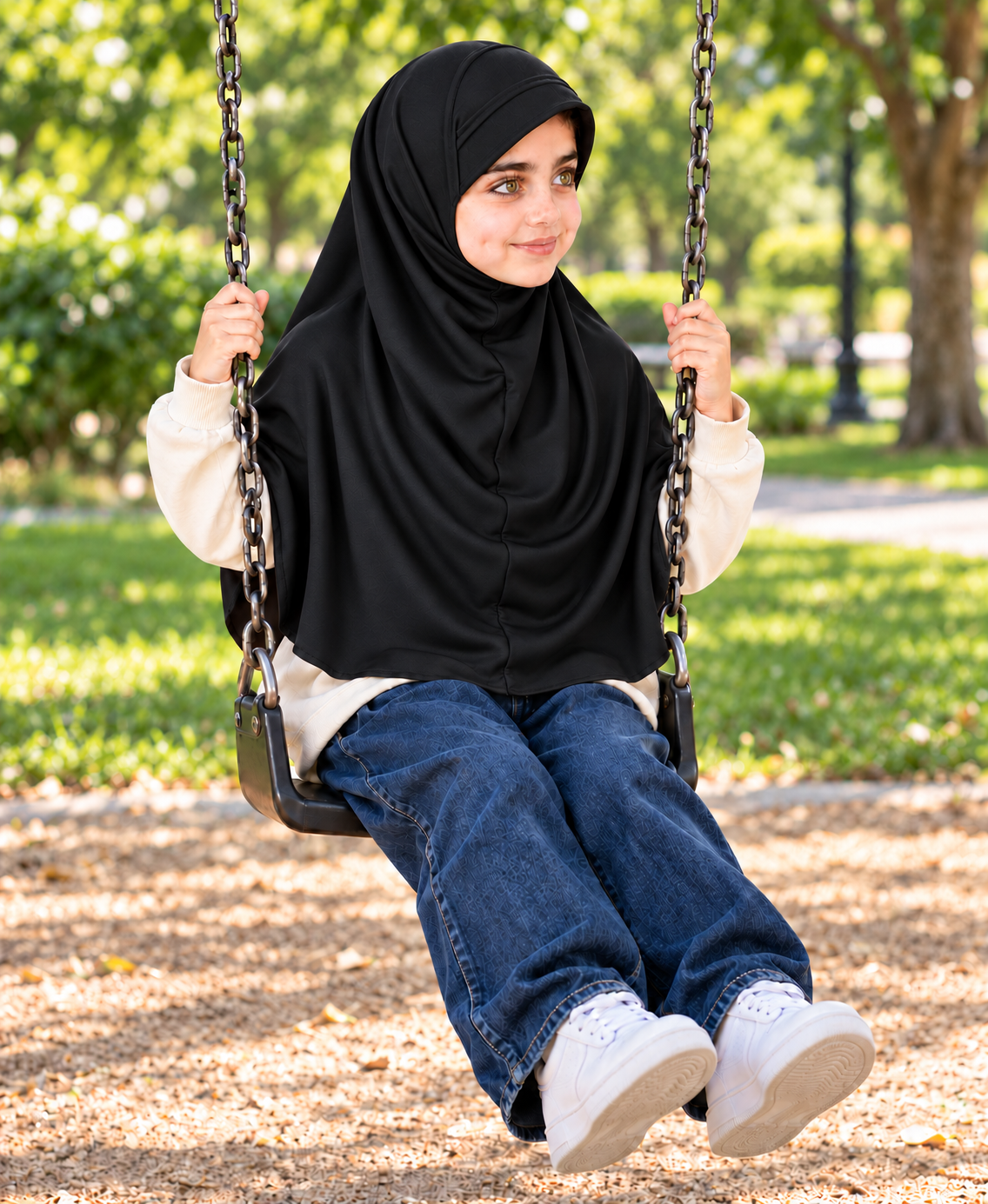 MEHAR Ma-ale Hijab for Girls - Polycotton, Ready-to-Wear