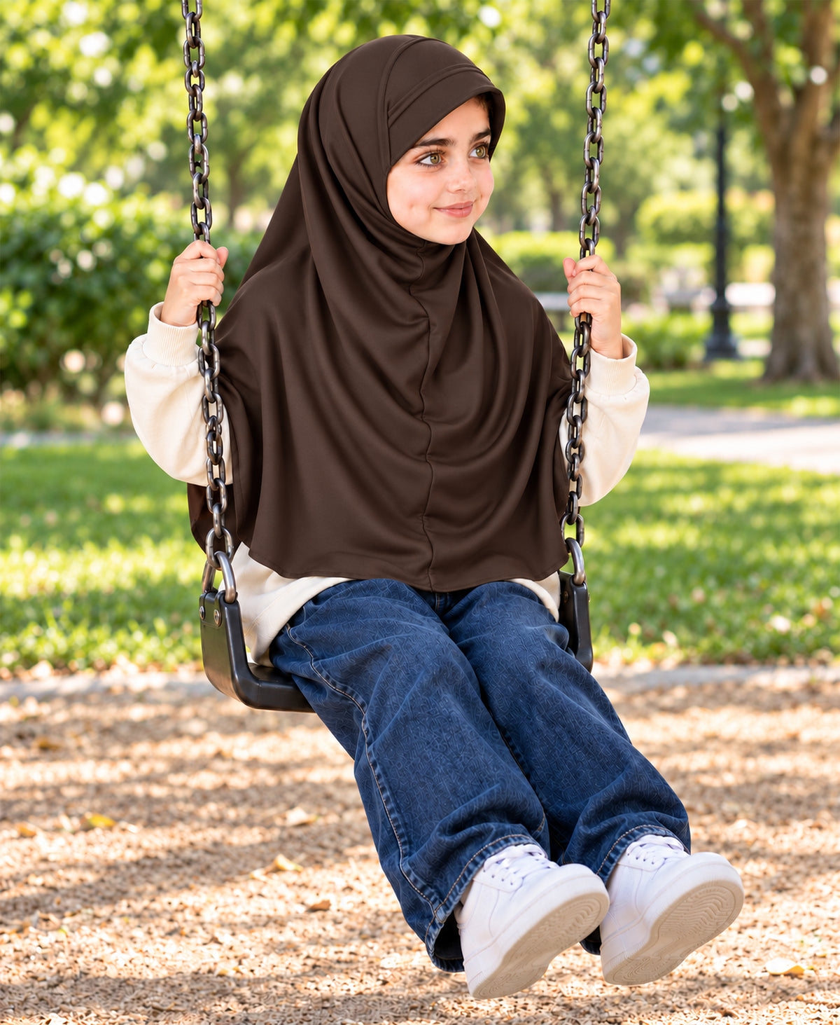 MEHAR Ma-ale Hijab for Girls - Polycotton, Ready-to-Wear