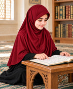 MEHAR Ma-ale Hijab for Girls - Polycotton, Ready-to-Wear