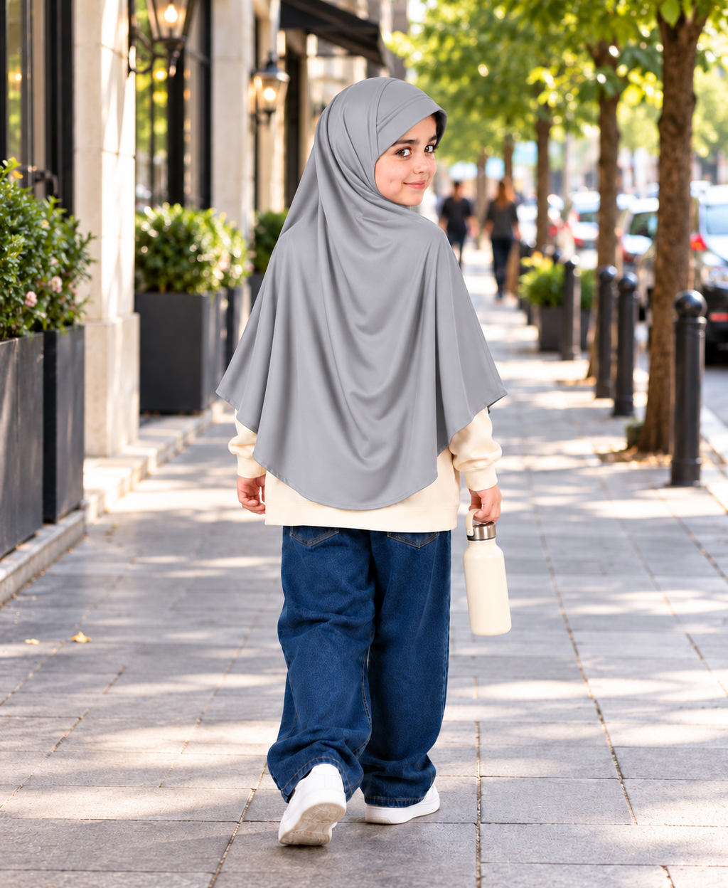 MEHAR Ma-ale Hijab for Girls - Polycotton, Ready-to-Wear