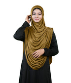 Modest Fashion by Mehar Laila Two-Piece Frilled Hijab Set