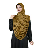 Modest Fashion by Mehar Laila Two-Piece Frilled Hijab Set