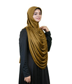 Modest Fashion by Mehar Laila Two-Piece Frilled Hijab Set