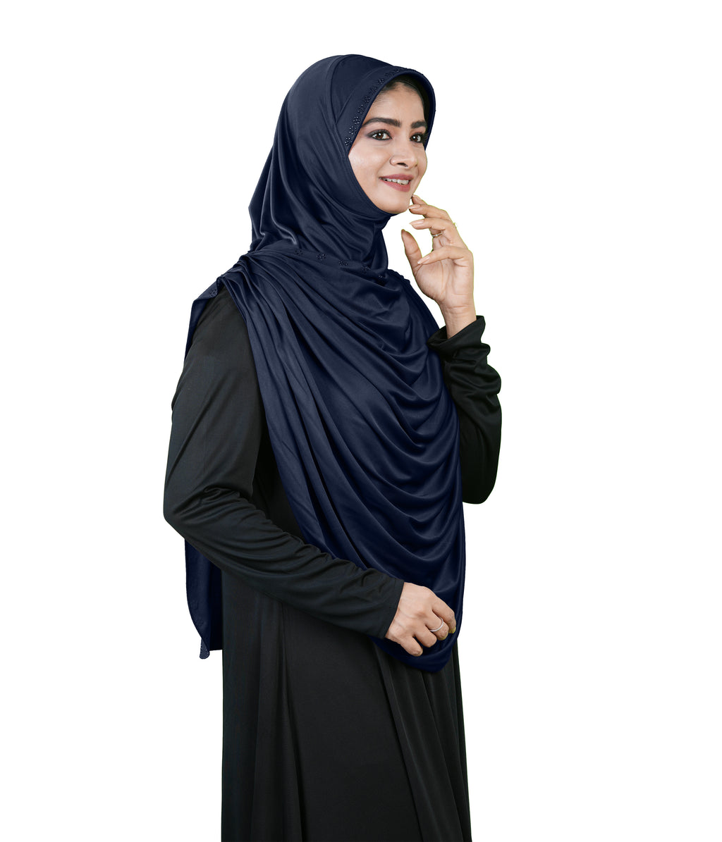 Modest Fashion by Mehar Laila Two-Piece Frilled Hijab Set