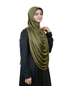 Modest Fashion by Mehar Laila Two-Piece Frilled Hijab Set