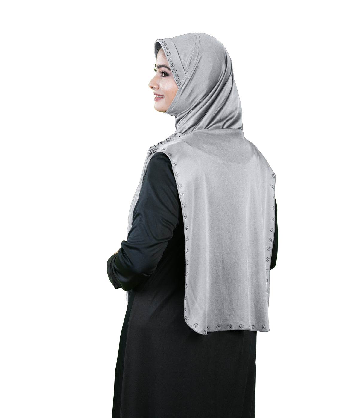 Modest Fashion by Mehar Laila Two-Piece Frilled Hijab Set