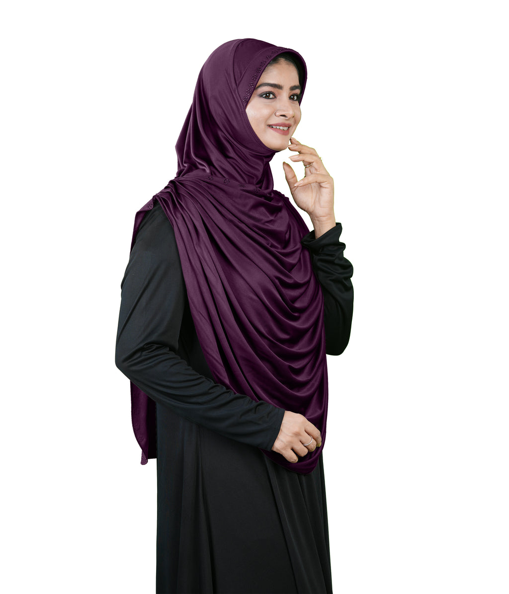 Modest Fashion by Mehar Laila Two-Piece Frilled Hijab Set