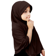 Mehar Hijab's Girl's Plain Long Hijab feel good Little Ma-ale Hijab