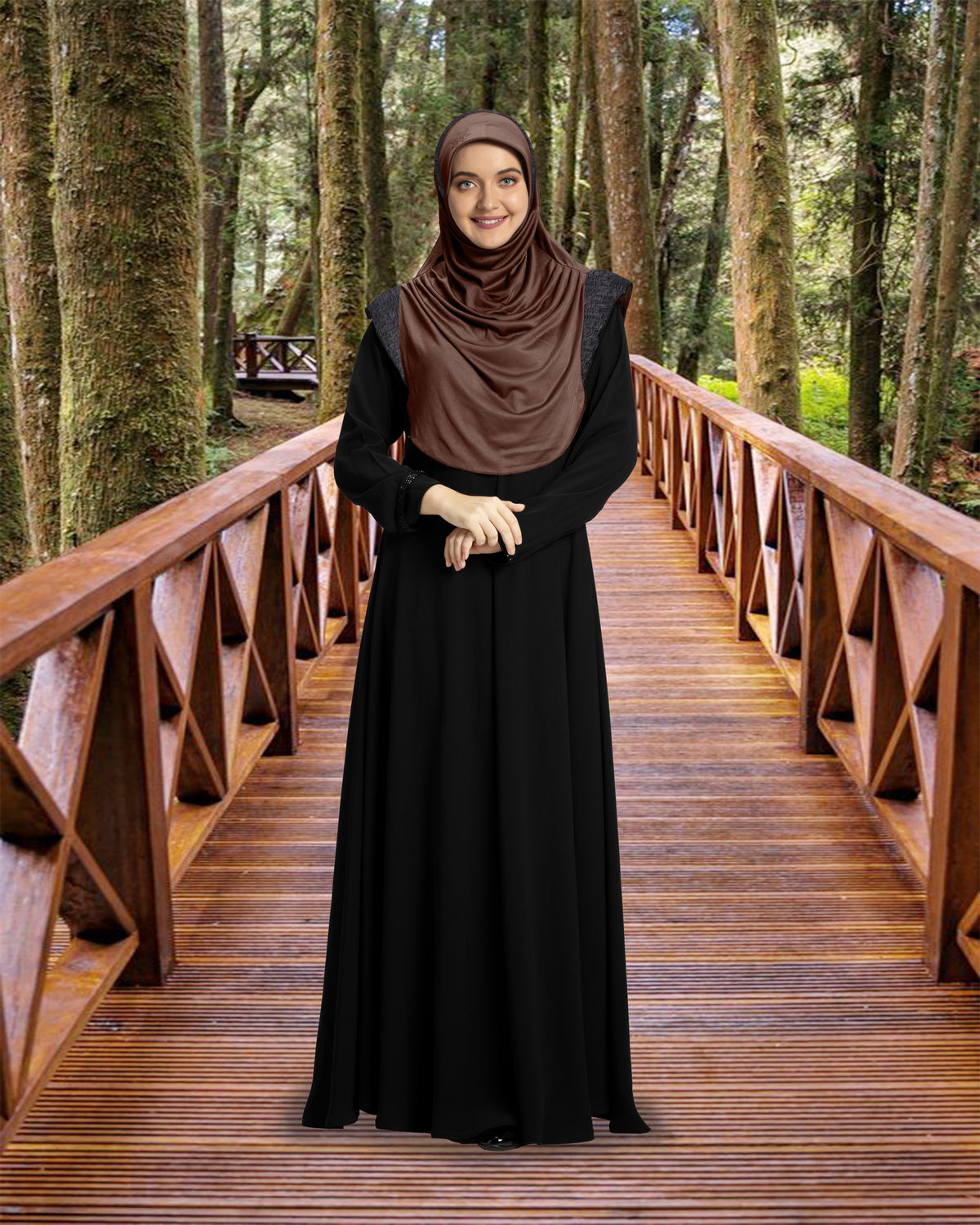 Mehar Hijab's Modest Women's Designed Stylish Cut Naaz Hijab