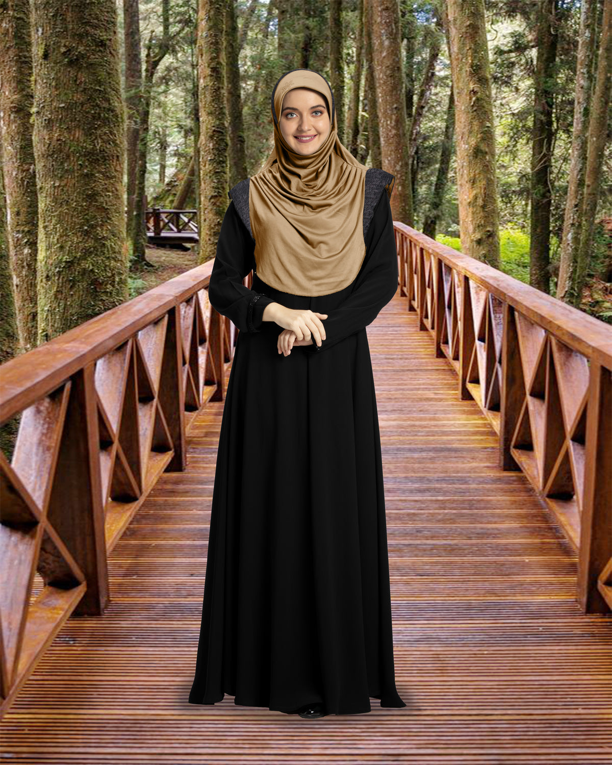 Mehar Hijab's Modest Women's Designed Stylish Cut Naaz Hijab XL