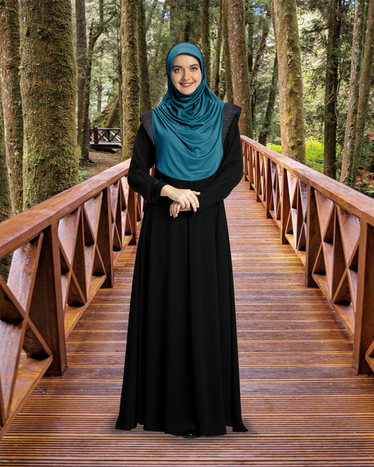 Mehar Hijab's Modest Women's Designed Stylish Cut Naaz Hijab