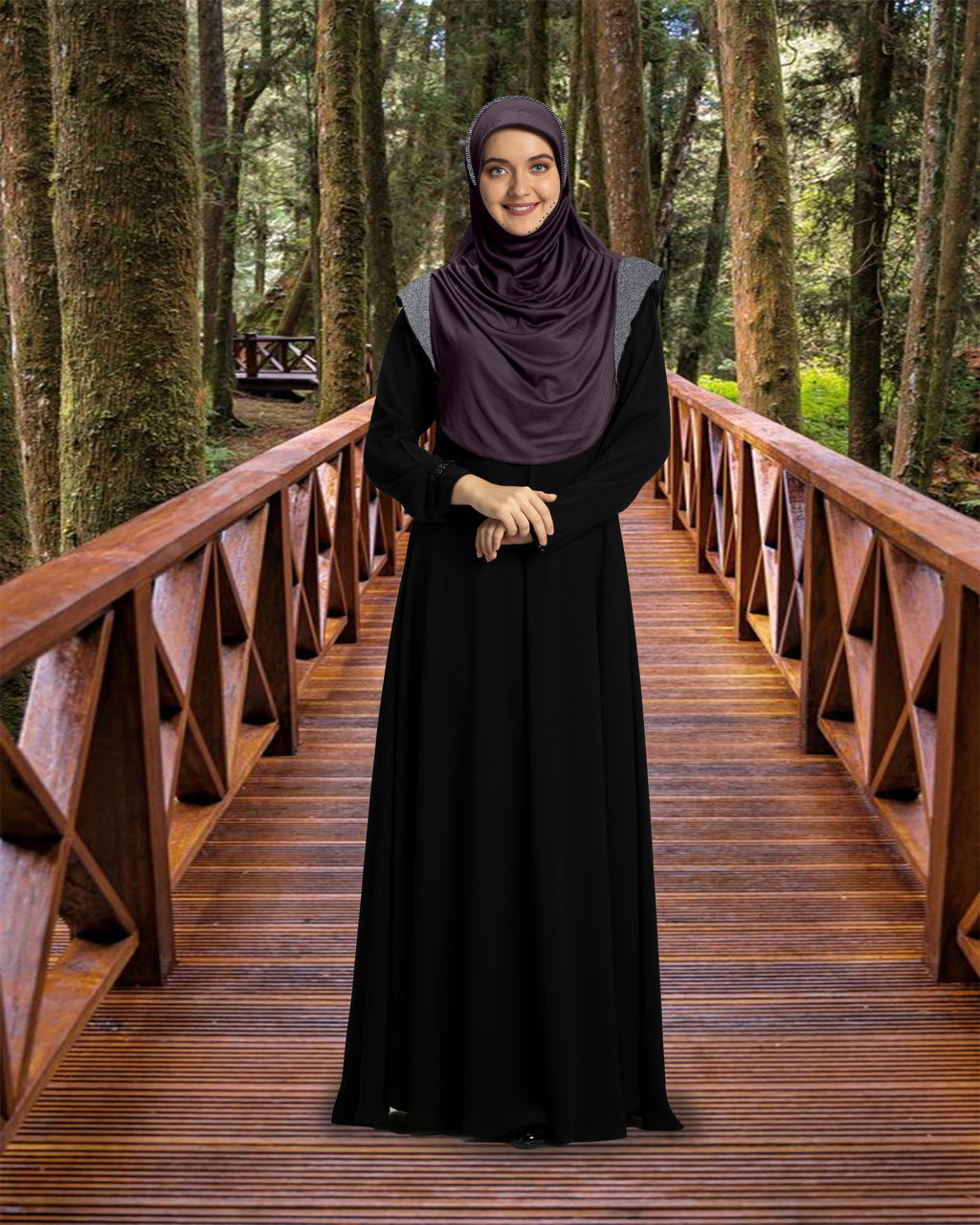 Mehar Hijab's Modest Women's Designed Stylish Cut Naaz Hijab