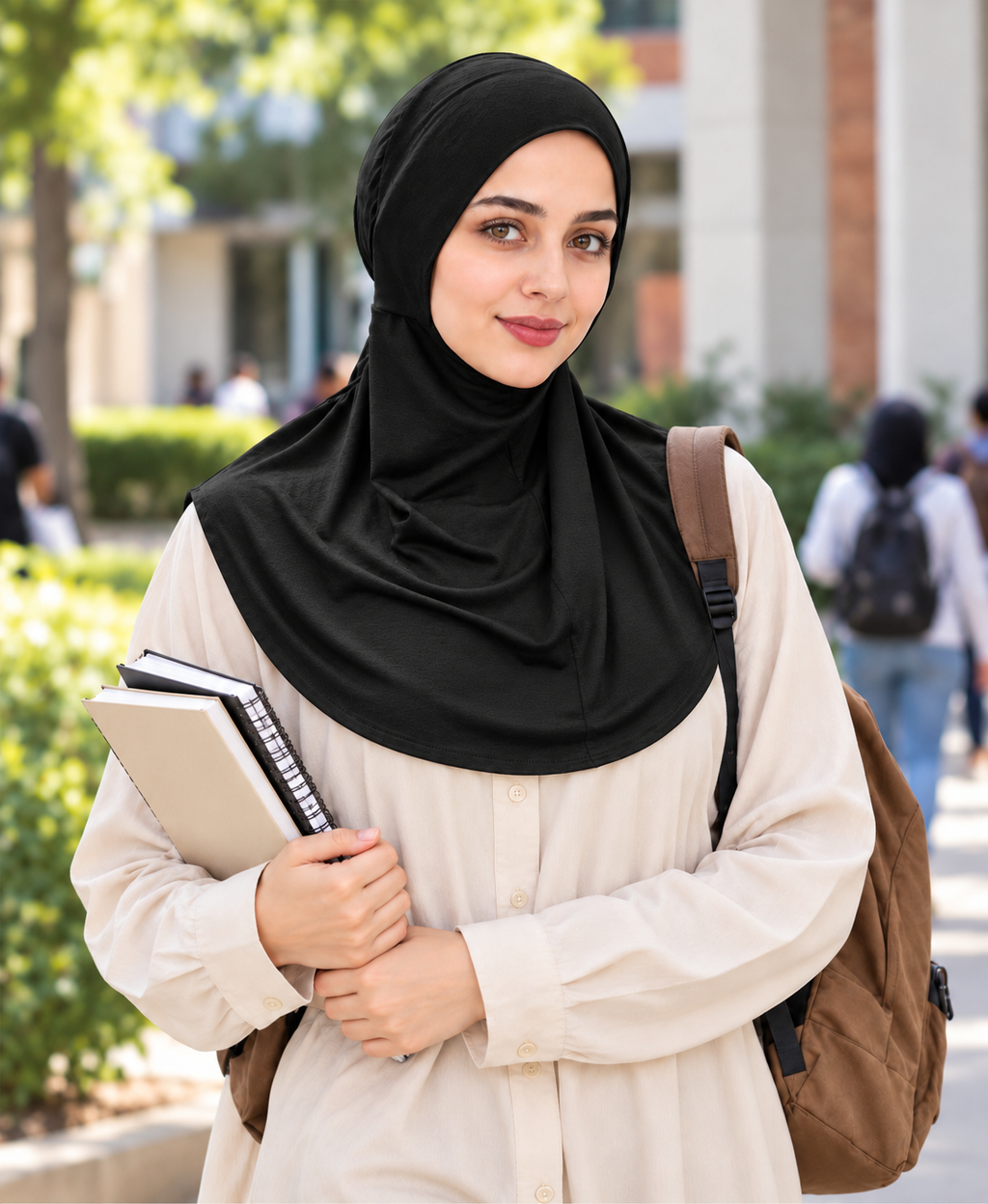 MEHAR Najla Ninja Cap for Women - Bamboo Modal Lycra, 6 Neutral Shades