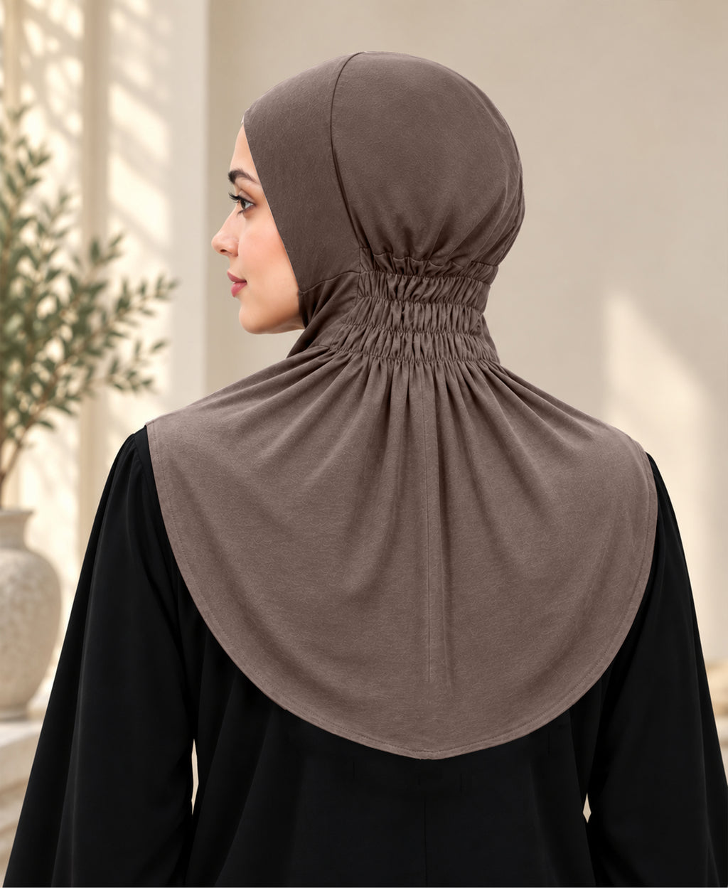 MEHAR Najla Ninja Cap for Women - Bamboo Modal Lycra, 6 Neutral Shades