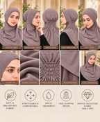 MEHAR Najla Ninja Cap for Women - Bamboo Modal Lycra, 5 Bright Shades