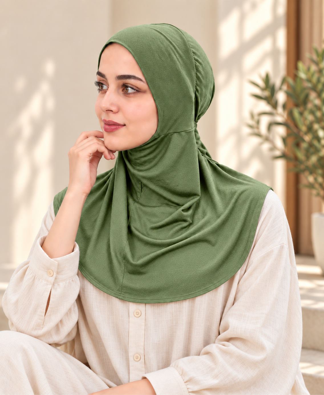 MEHAR Najla Ninja Cap for Women - Bamboo Modal Lycra, 5 Bright Shades