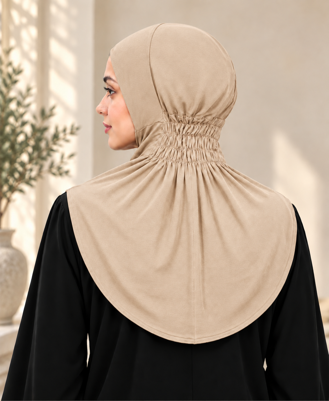 MEHAR Najla Ninja Cap for Women - Bamboo Modal Lycra, 6 Neutral Shades