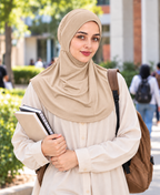 MEHAR Najla Ninja Cap for Women - Bamboo Modal Lycra, 6 Neutral Shades