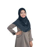 Mehar Little Nidha Hijab for Girls – Embellished with Embroidery, Rhinestones