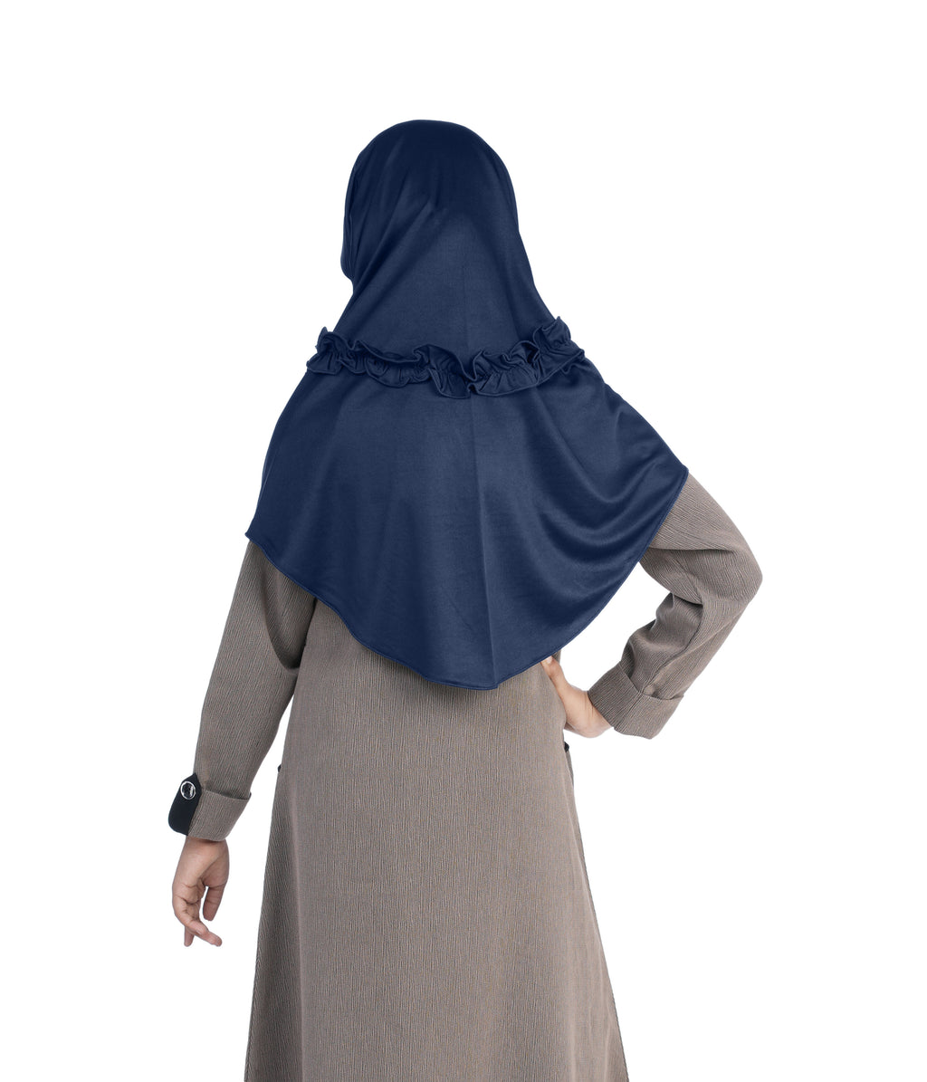 Mehar Little Nidha Hijab for Girls – Embellished with Embroidery & amp S