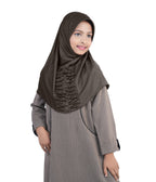 Mehar Nisa Hijab for Girls Hijabs Modest Wear with Front Pleated Detaili