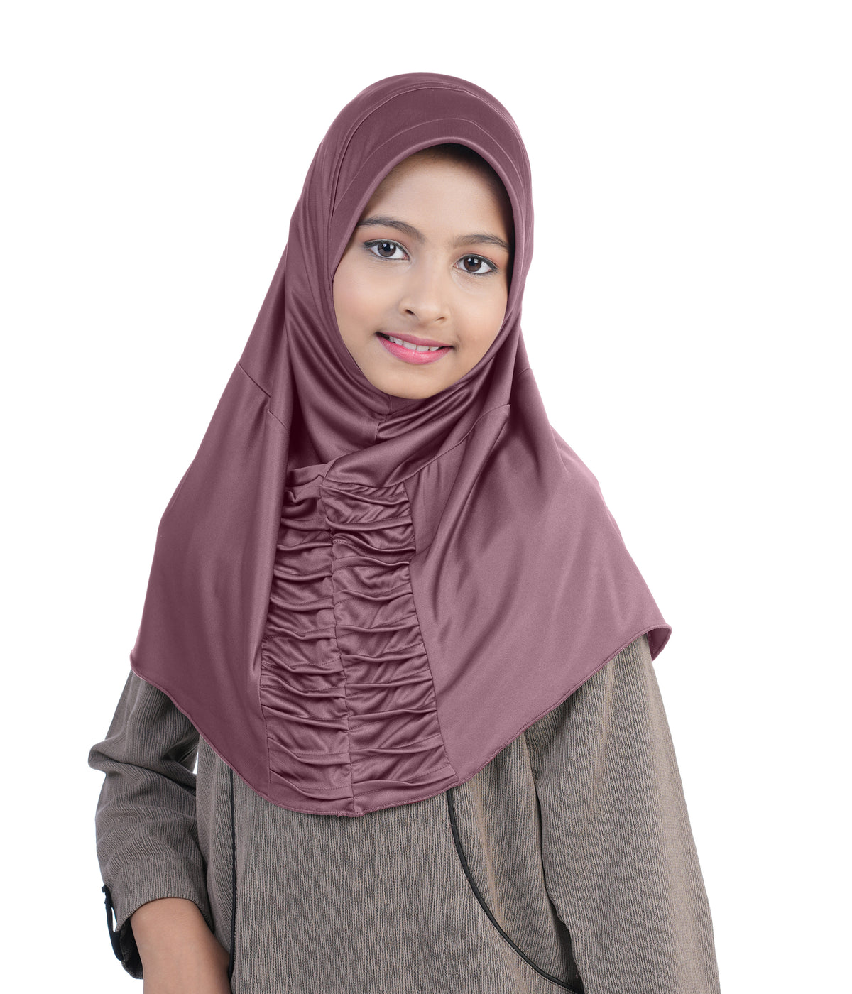 Mehar Nisa Hijab for Girls Hijabs Modest Wear with Front Pleated Detaili