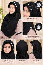 MEHAR Riya Hijab for Girls - Breathable