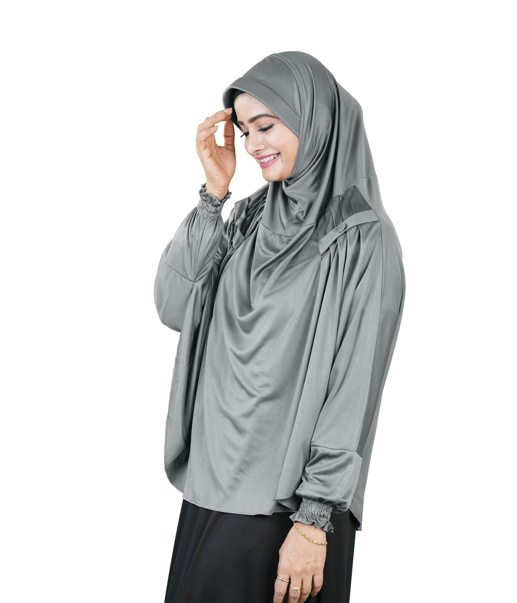 Mehar Hijabs Modest Elegant Saima Farasha type Hijab – One-Piece
