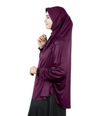 Mehar Hijabs Modest Elegant Saima Farasha type Hijab – One-Piece