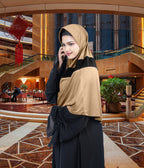 Mehar Shakira Elegant Dual-Tone Knot Hijab
