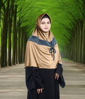 Mehar Shakira Elegant Dual-Tone Knot Hijab