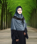 Mehar Shakira Elegant Dual-Tone Knot Hijab