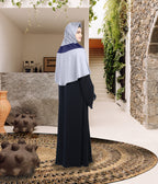 Mehar Shakira Elegant Dual-Tone Knot Hijab