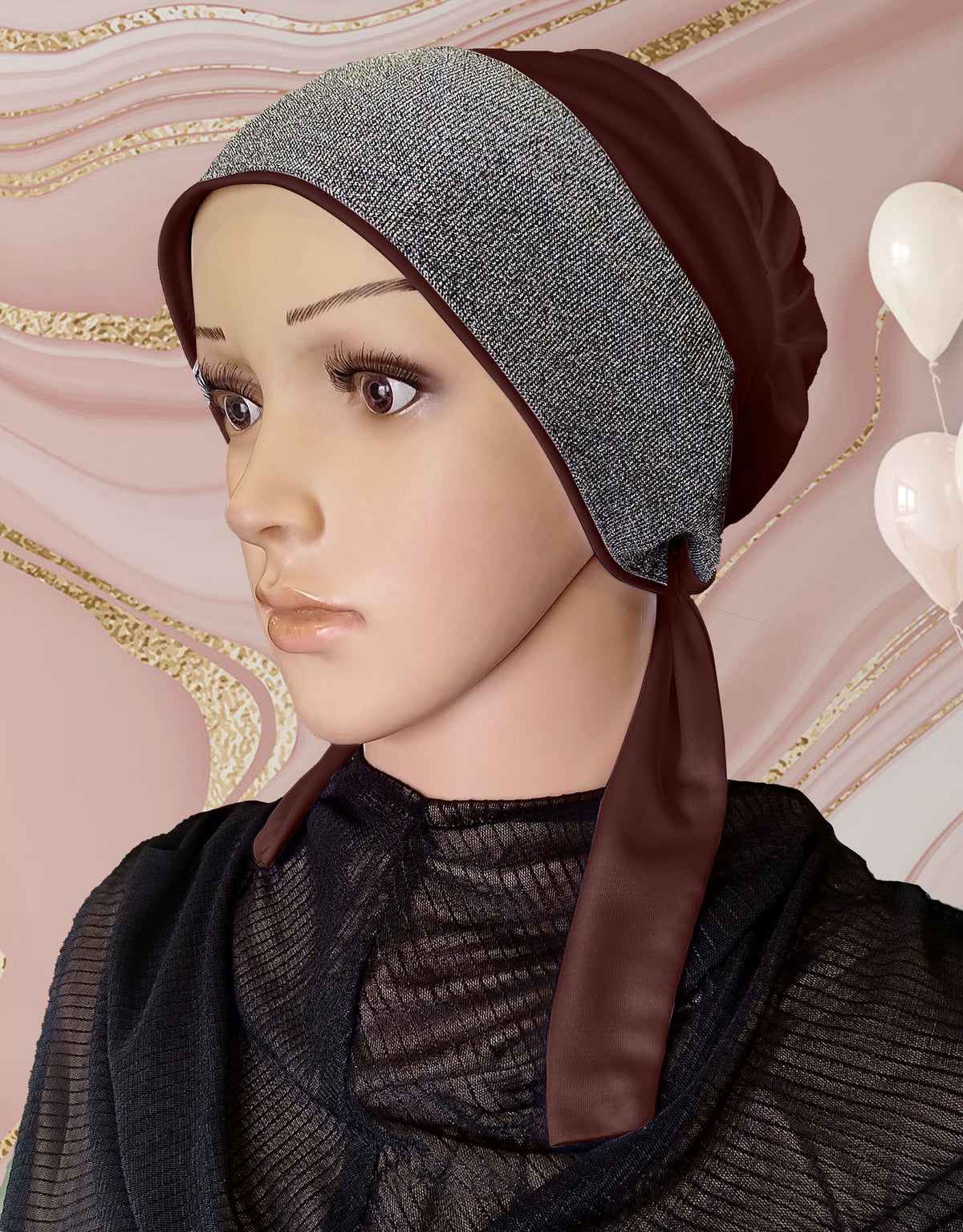 Women's Twinkle Tea caps a glittering pattern