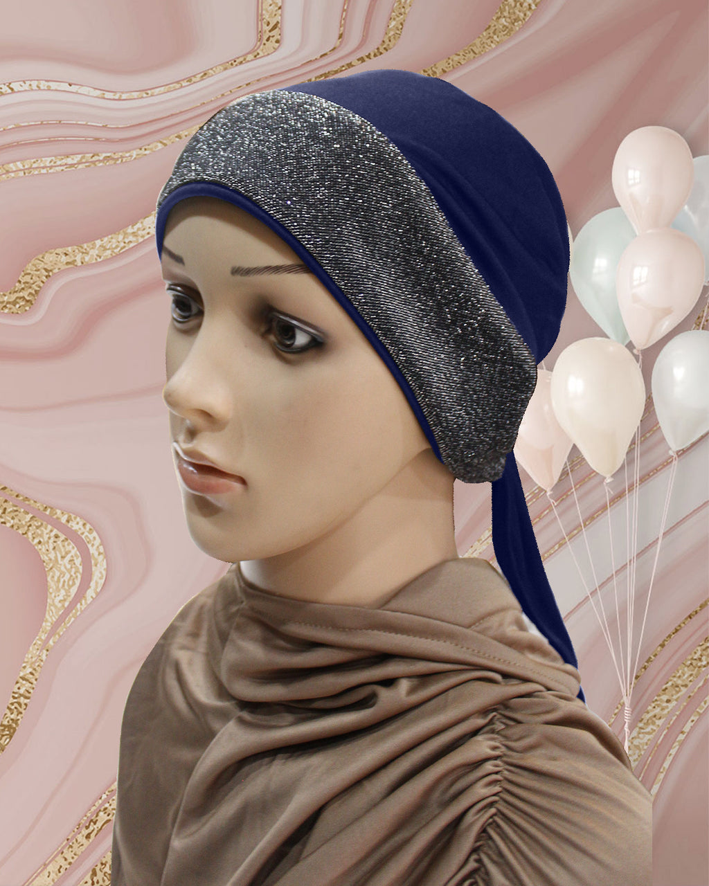 Women's Twinkle Tea caps a glittering pattern
