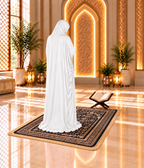 MEHAR Zahra prayer dress for Muslim women in White - view 4