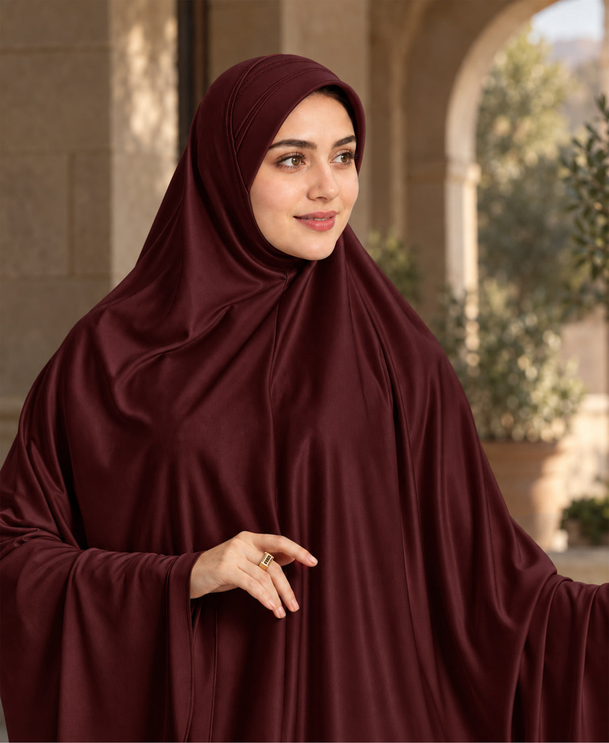 Mehar Zakia Long Hijab for Women | Mehar Signature Fabric | Modest Khimar
