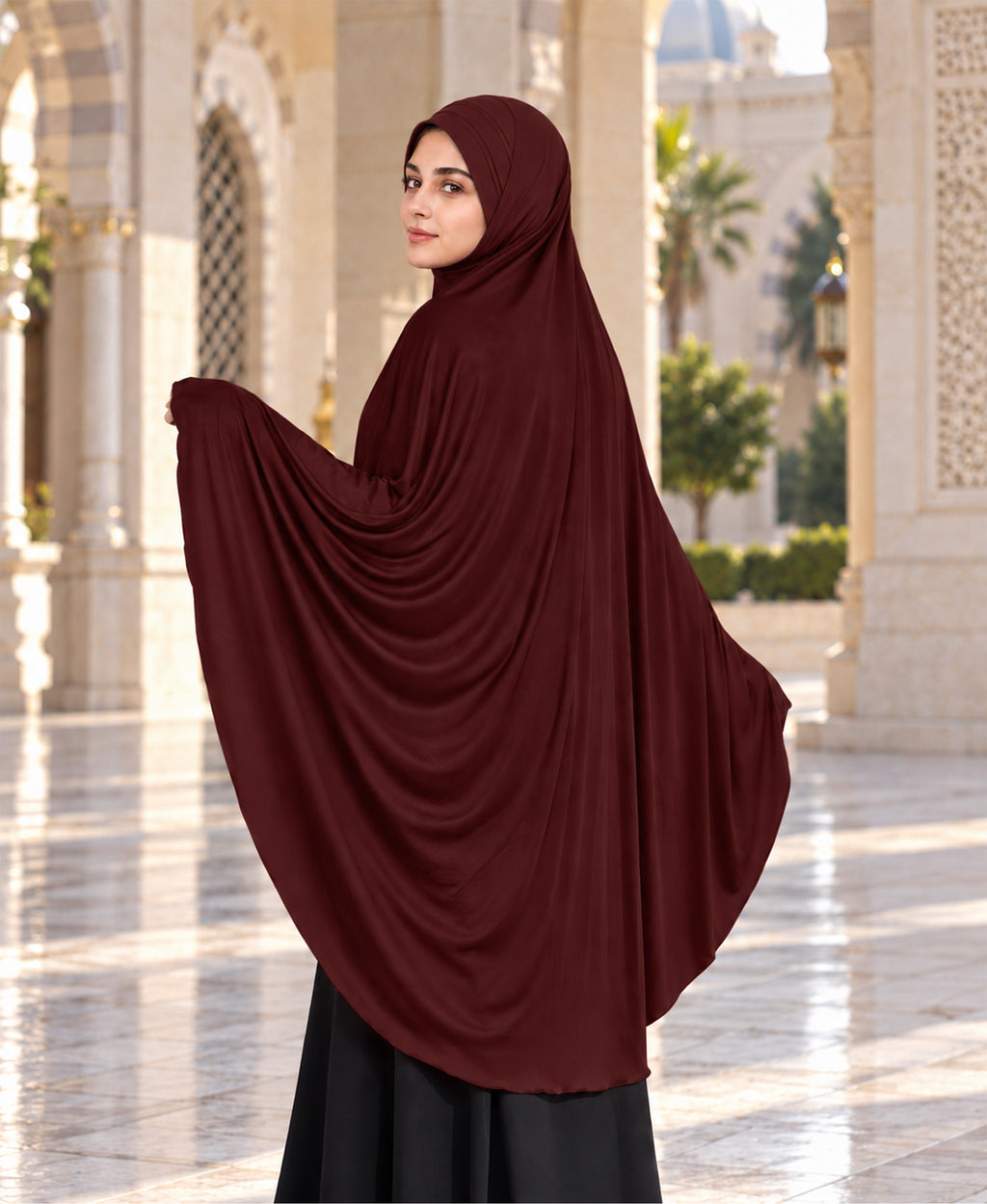 Mehar Zakia Long Hijab for Women | Mehar Signature Fabric | Modest Khimar