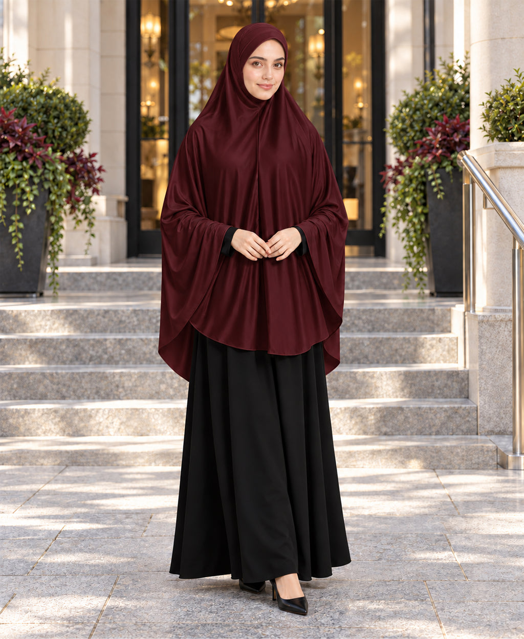 Mehar Zakia Long Hijab for Women | Mehar Signature Fabric | Modest Khimar