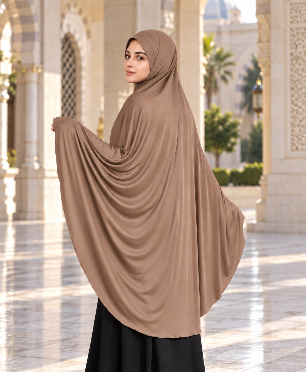 Mehar Zakia Long Hijab for Women | Mehar Signature Fabric | Modest Khimar