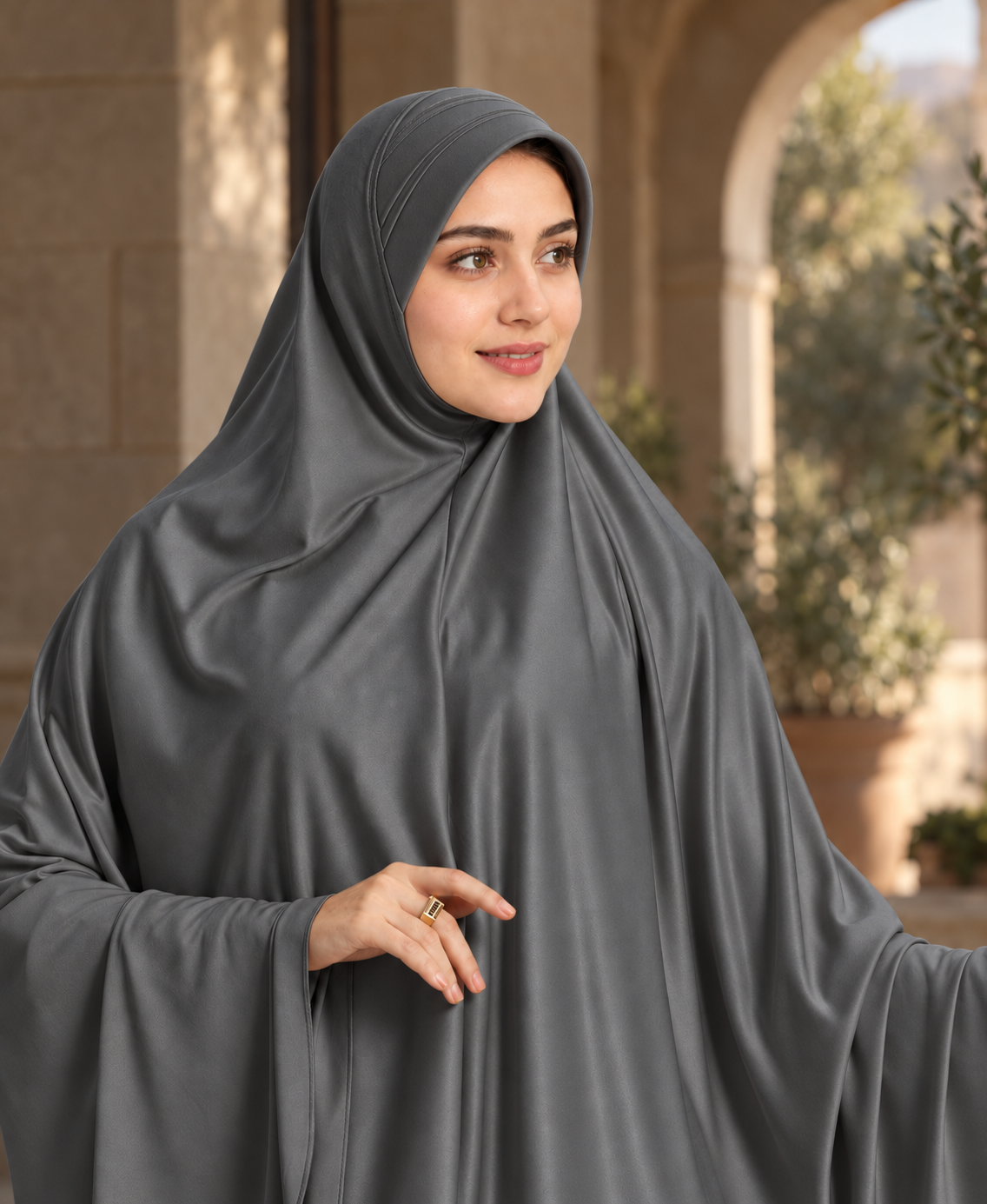 Mehar Zakia Long Hijab for Women | Mehar Signature Fabric | Modest Khimar