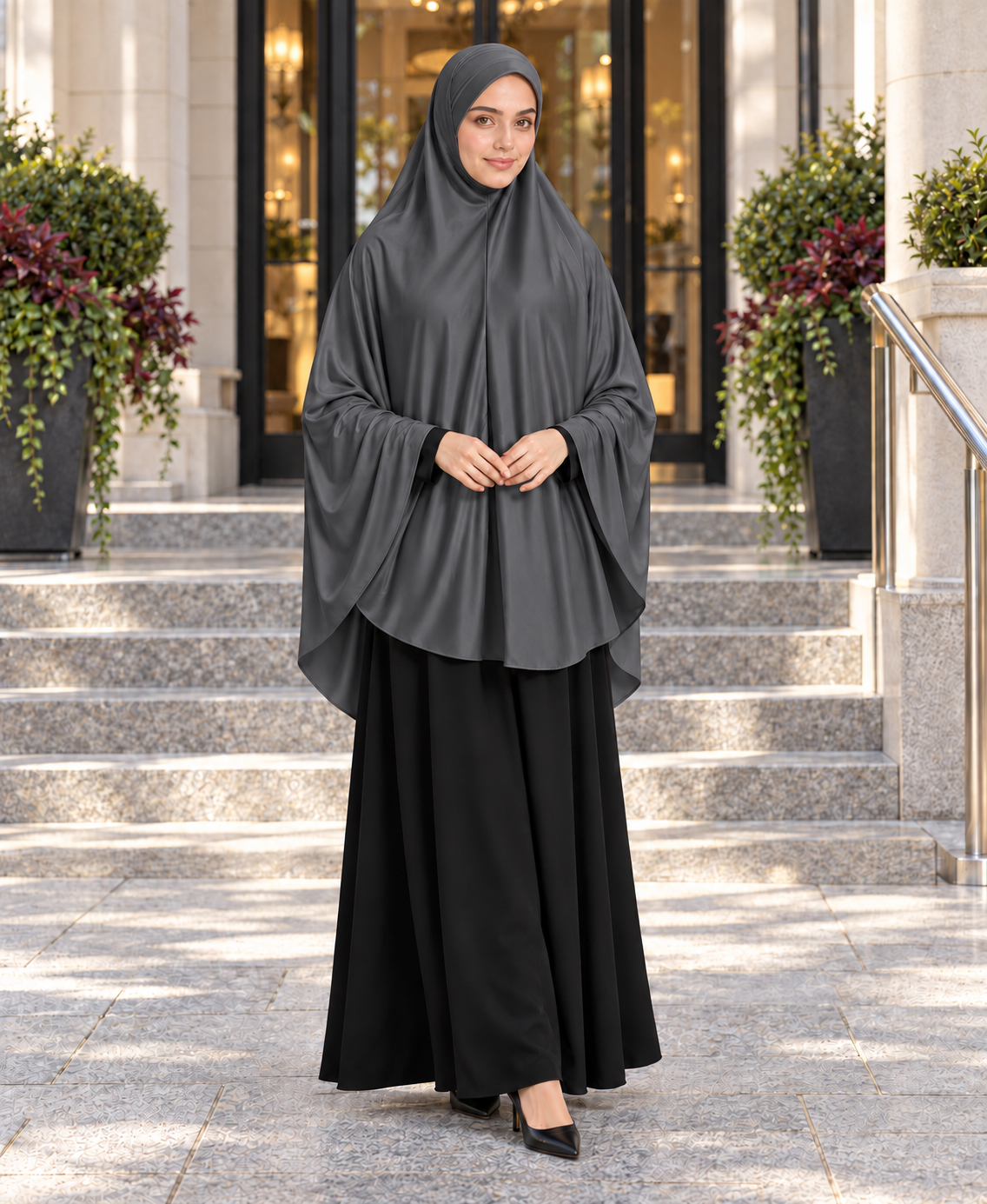 Mehar Zakia Long Hijab for Women | Mehar Signature Fabric | Modest Khimar