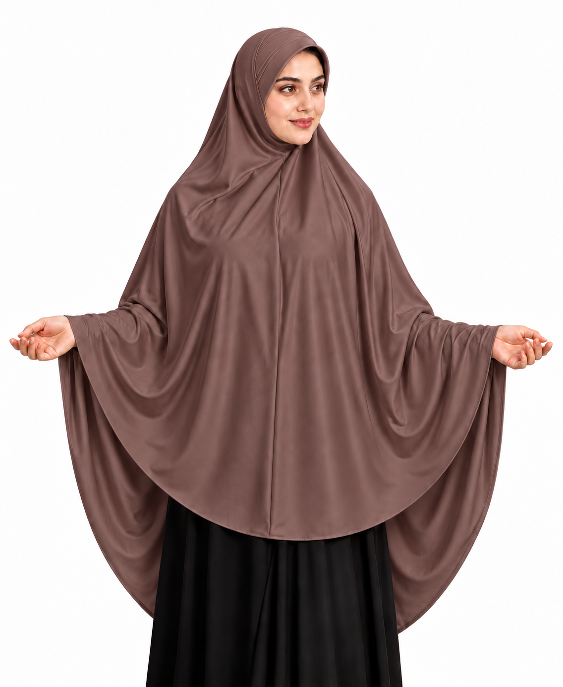 MEHAR Zakia Long Hijab for Women - Modest Khimar with Elegant Draped Design