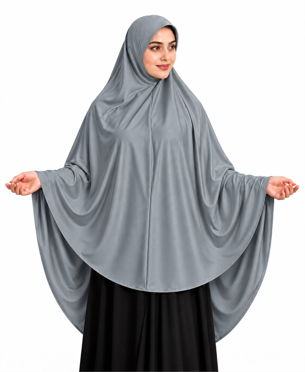 MEHAR Zakia Long Hijab for Women - Modest Khimar with Elegant Draped Design