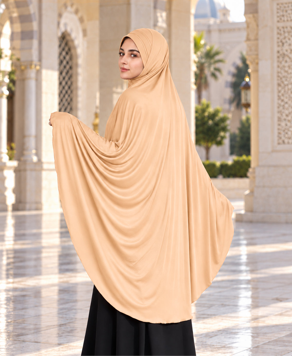 Mehar Zakia Long Hijab for Women | Mehar Signature Fabric | Modest Khimar