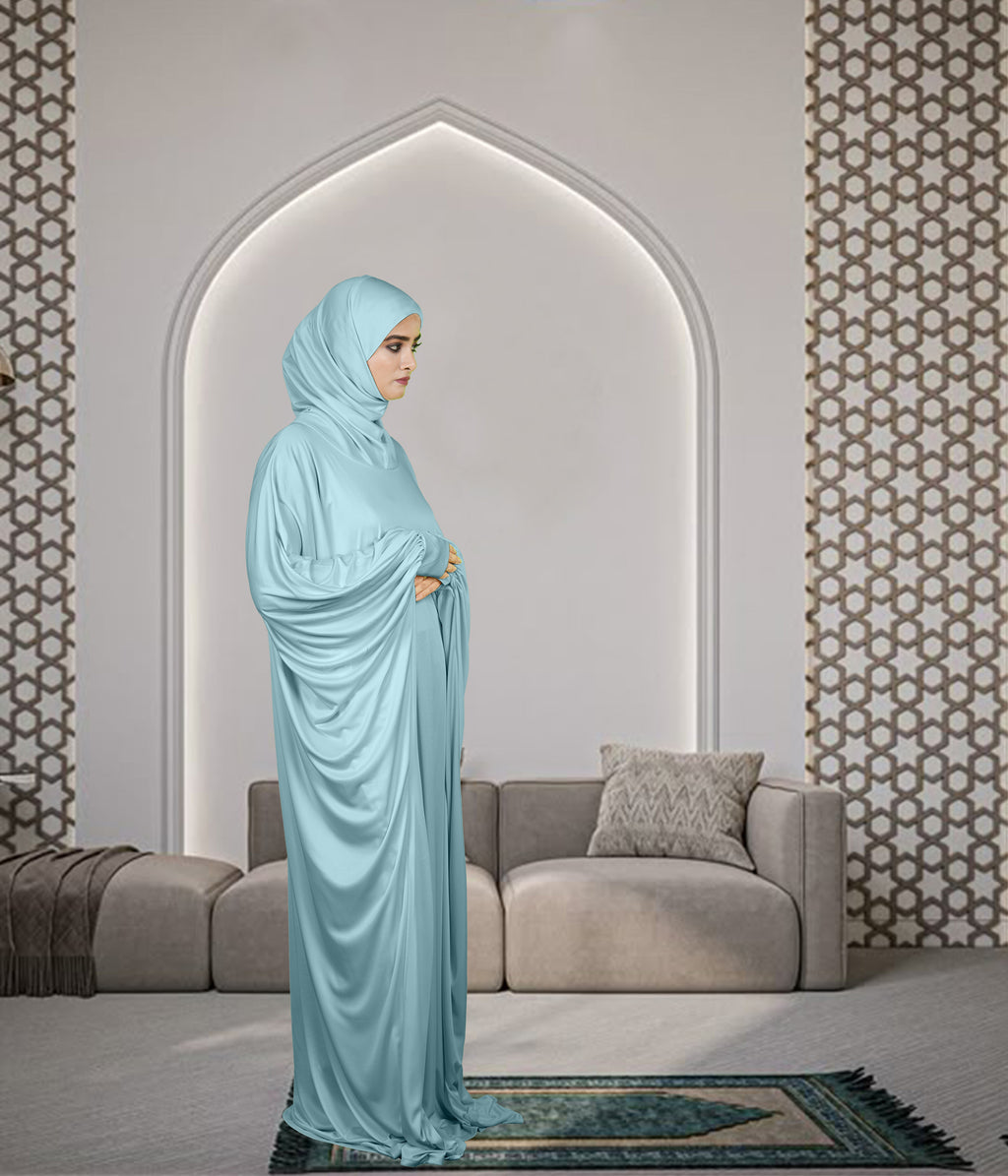 Mehar Zunaira Namaz Prayer Dress for Women | Full Coverage Islamic Jilbab