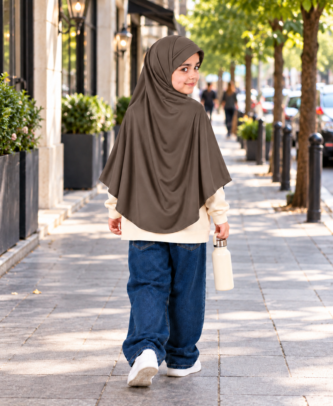 MEHAR Ma-ale Hijab for Girls - Polycotton, Ready-to-Wear
