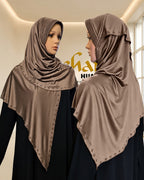 MEHAR Tarana wraparound hijab in Formal Grey - Colour: Formal Grey